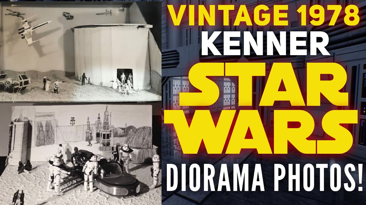 Vintage 1978 Kenner Star Wars Diorama Fan Photos!