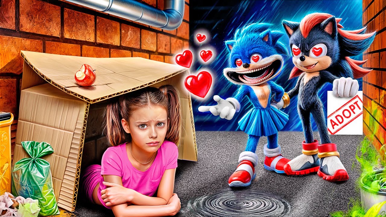 Mình Được SHADOW SONIC Nhận Nuôi! Cách Để Trở Thành Nhím Sonic!?
