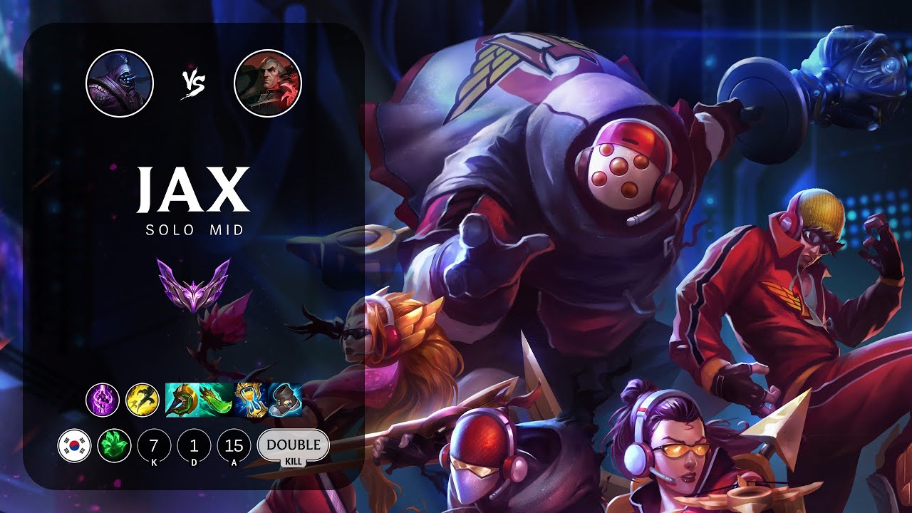 Jax Mid vs Swain - KR Master Patch 13.24