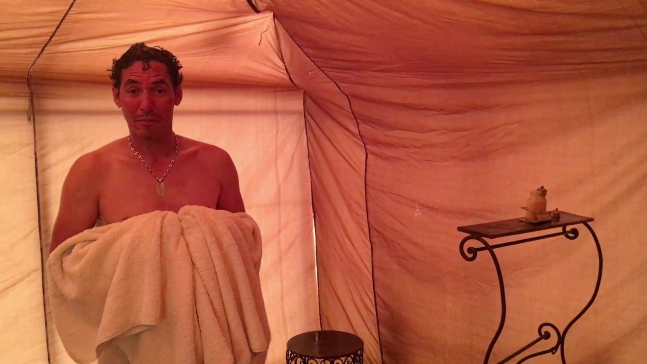 The shower - Erg Chigaga Luxury Desert Camp Morocco