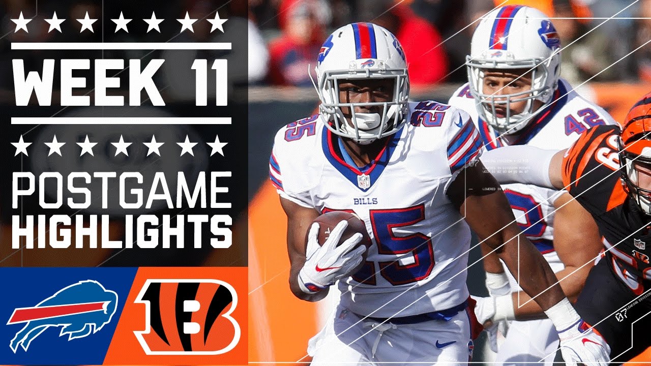 Bills vs. Bengals | NFL Week 11 Game Highlights