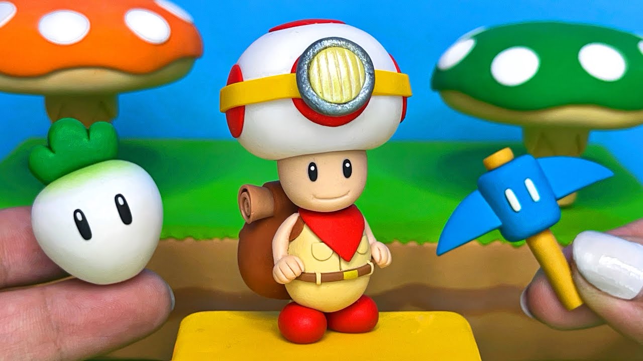 Making Captain Toad | Polymer Clay
