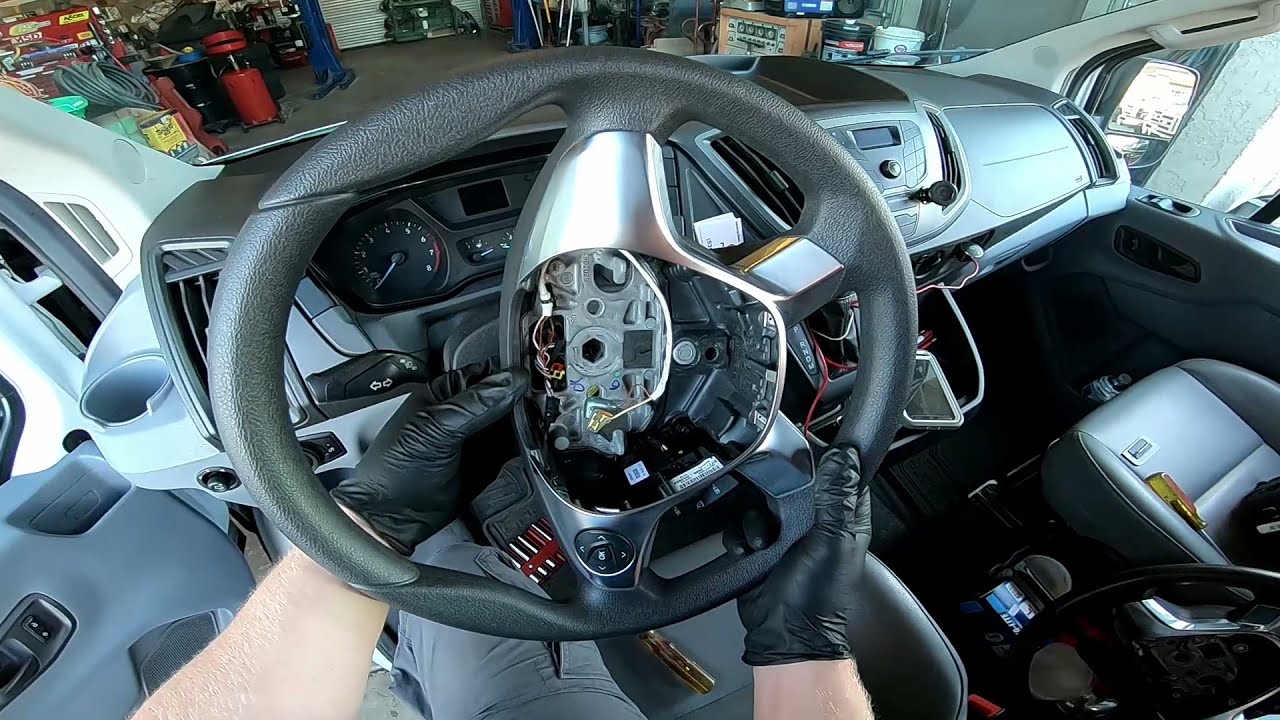 How to Remove The Air Bag and Steering Wheel In A Ford Transit