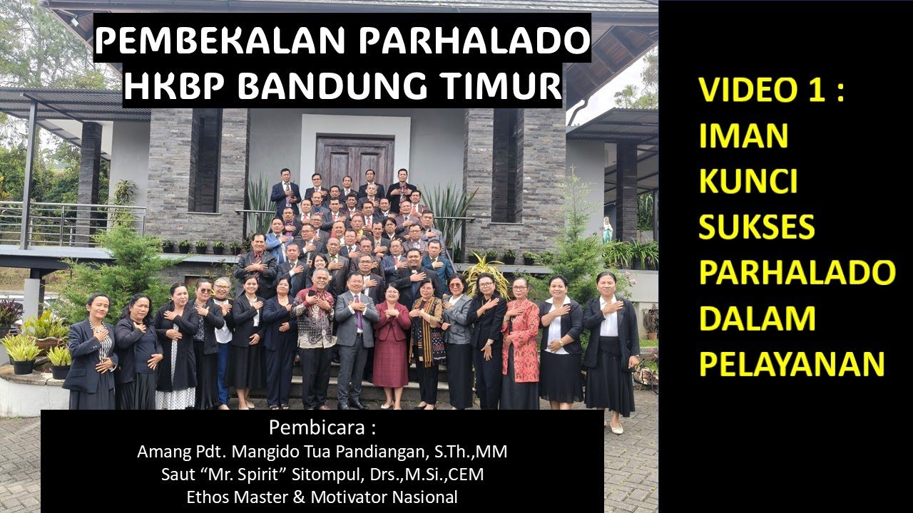 SEMINAR PENGUATAN IMAN & MELURUSKAN POLA PIKIR PARHALADO DALAM PELAYANAN I #hkbp #pembinaan