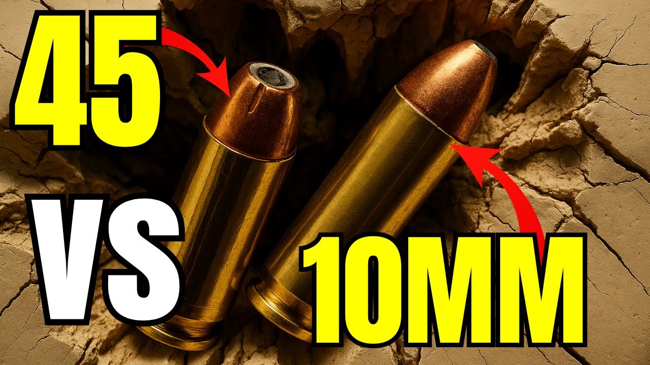 45acp против 10MM: даже близко не то...