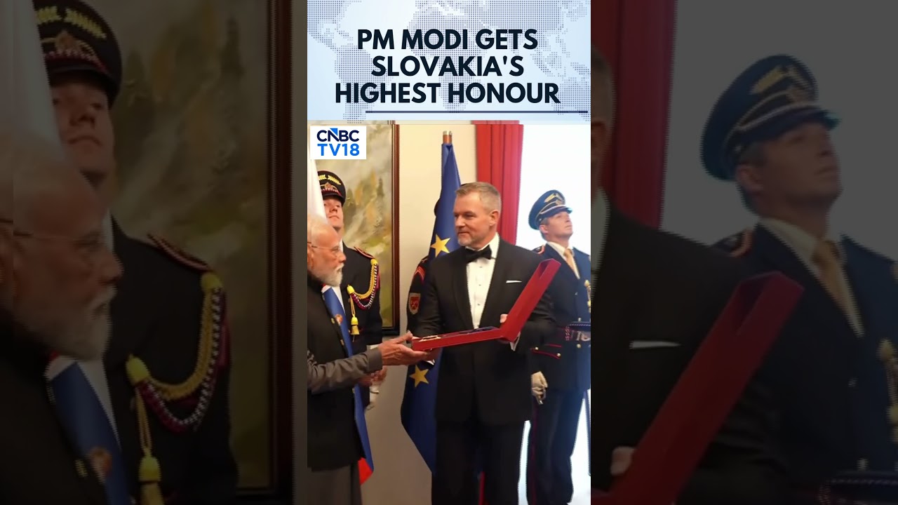 PM Modi Given Slovakia's Highest Honour | Bratislava Visit | 33 Global Honours For PM Modi | N18S