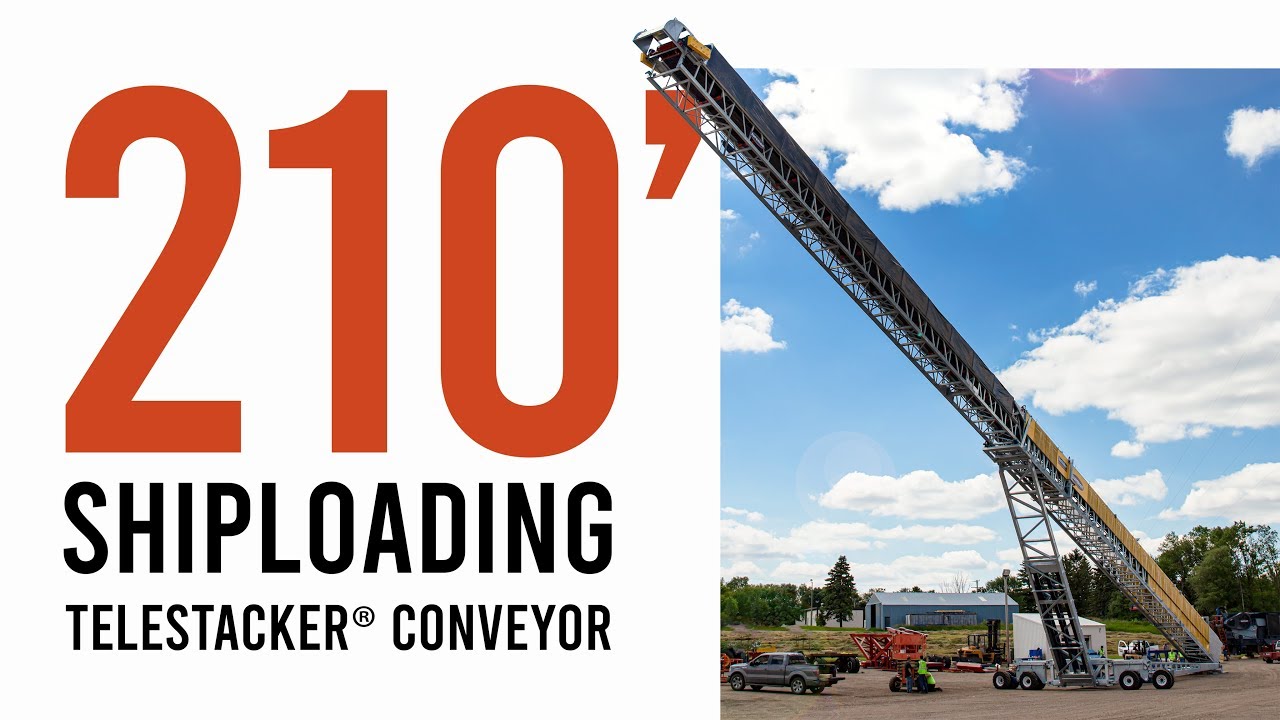 The Longest Telescopic Radial Conveyor on the Planet