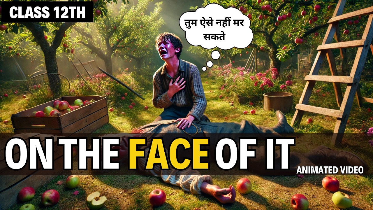 On the face of it class 12 | one shot | animated video | on the face of it by Rahul Dwivedi