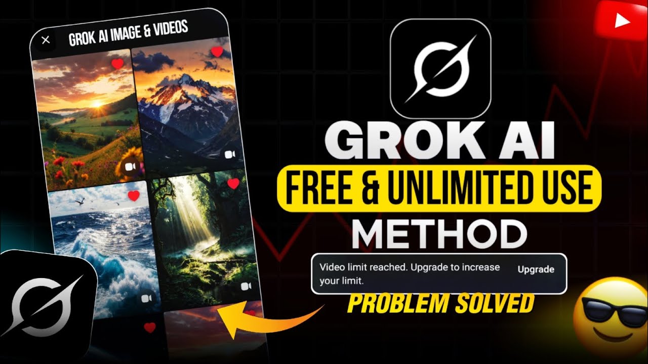 Grok AI Free Unlimited Images & Videos Method 🔥| (Video Limit Reached) Problem Solved 2026 