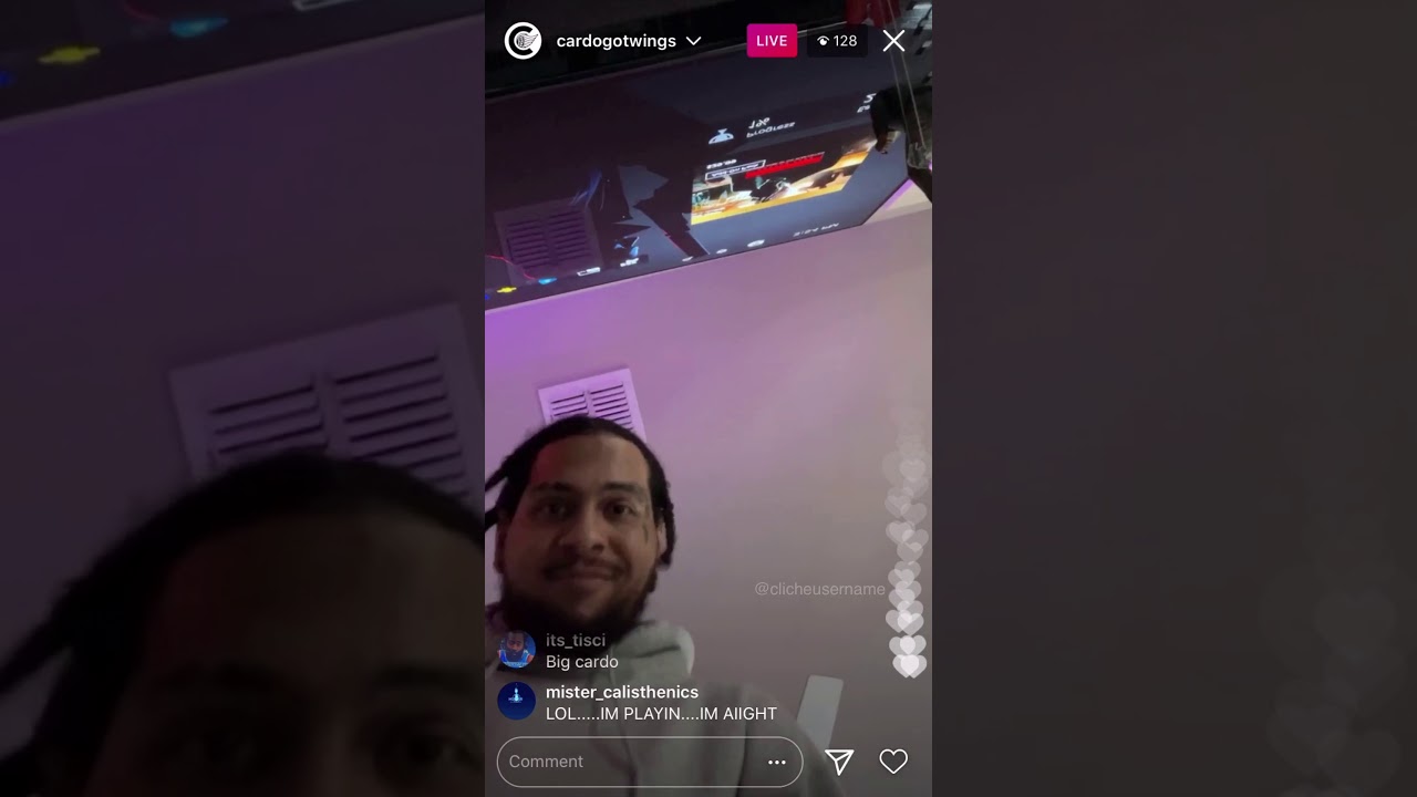 CardoGotWings IG Live (Jan 27, 2021)