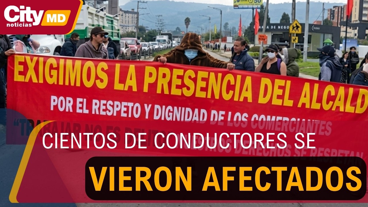 Bloqueos de comerciantes en Chía generaron trancones de hasta seis horas hacia Bogotá | CityTv