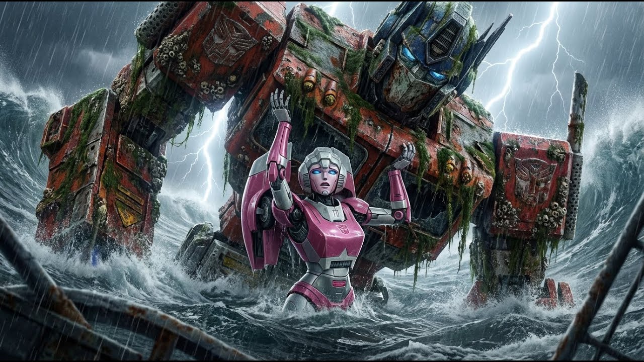 Arcee & Bumblebee Restoring Destroyed Optimus Prime: Found at 3700m Depth | ASMR