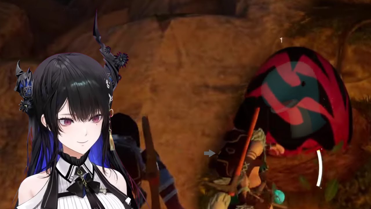 [Hololive EN] Nerissa scales some daunting cliffs to get a Huge Dragon Egg, but then... (Palworld)