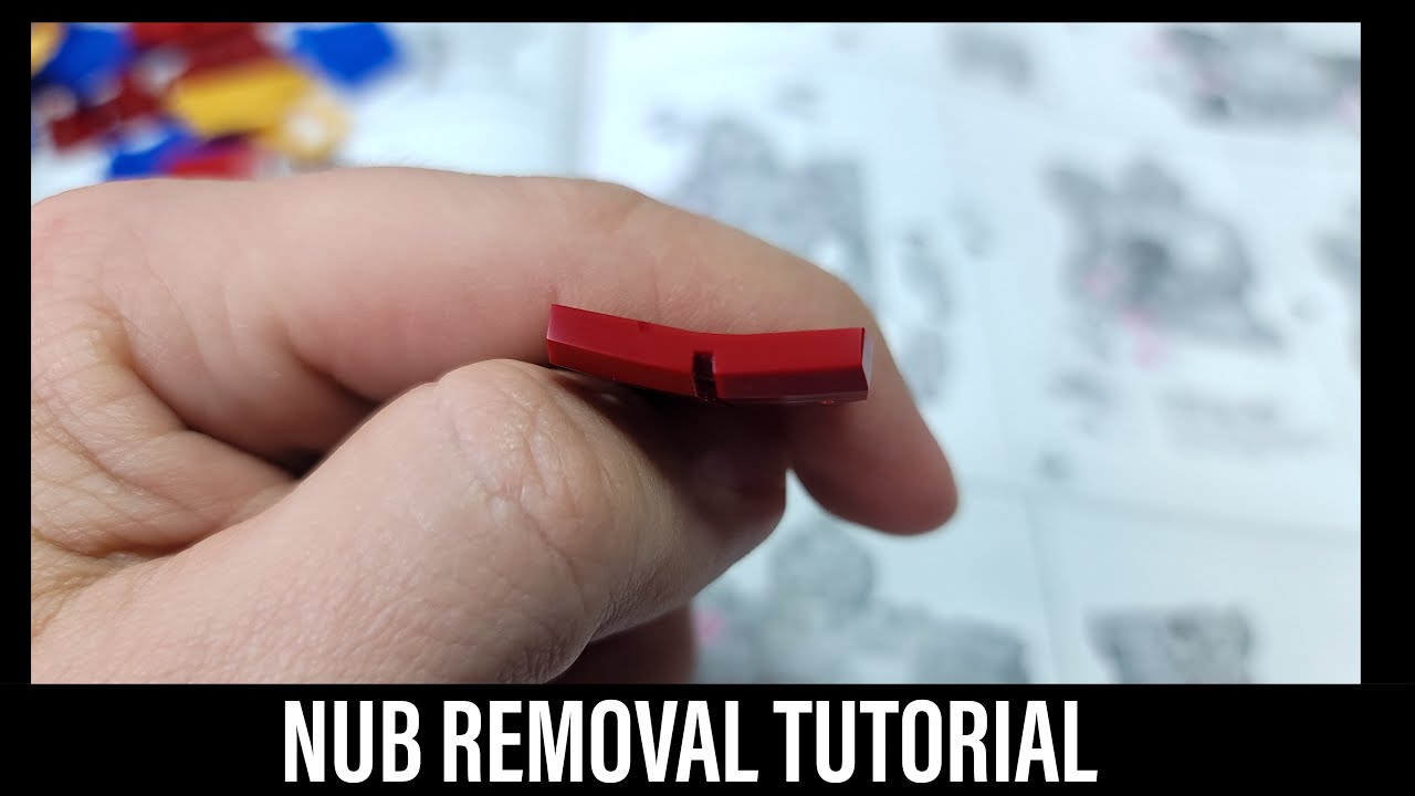 PRO NUB REMOVAL TUTORIAL! #tutorial #gunpla
