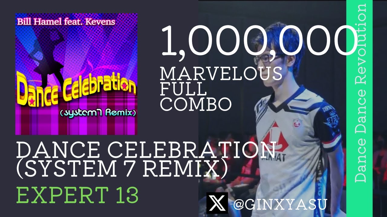 【DDRW】ESP13 Dance Celebration(System 7 Remix) MFC 1,000,000 player:GINXYASU