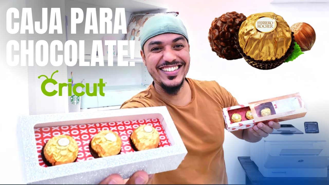 ❤️ Caja para CHOCOLATE FERRERO usando #CRICUT | Ideal para San Valentín o Cumpleaños.