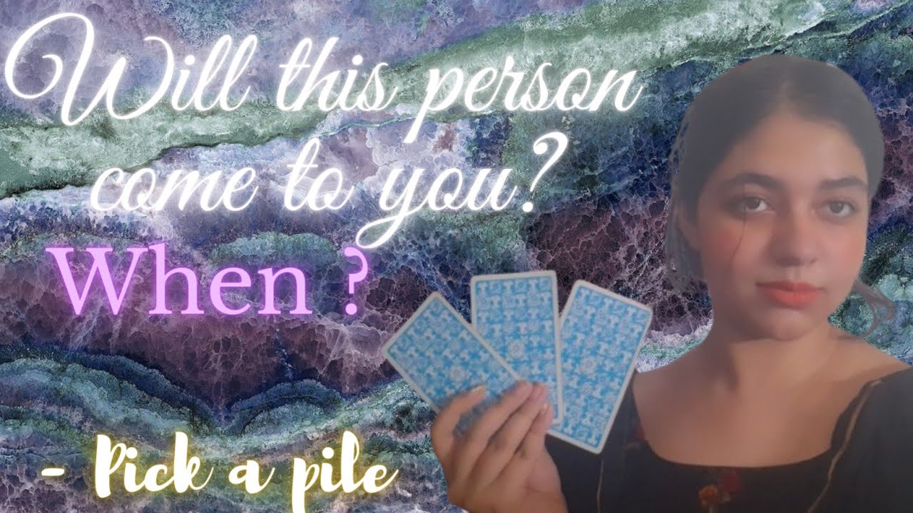 Придёт ли этот человек к вам? Если да, то когда? Выберите стопку 💌🔮