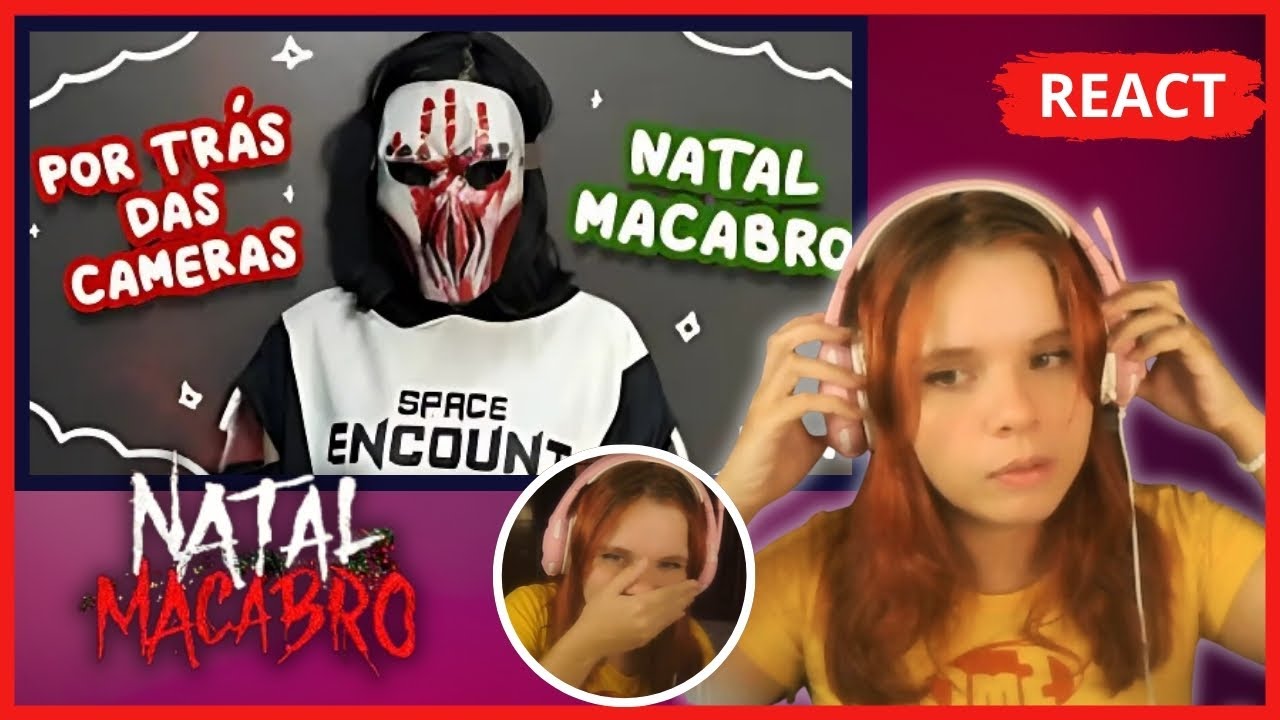Bastidores do RPG do Cellbit (Natal Macabro) l REACT - Sandy Montez