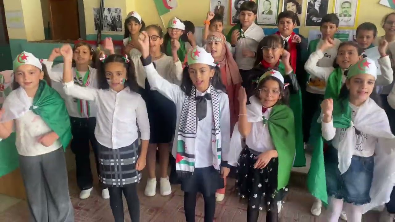بلادي أمانة …. قسم السنة الخامسة من مدرسة محمد بوعنينبة دالي ابراهيم … الجزائر غرب