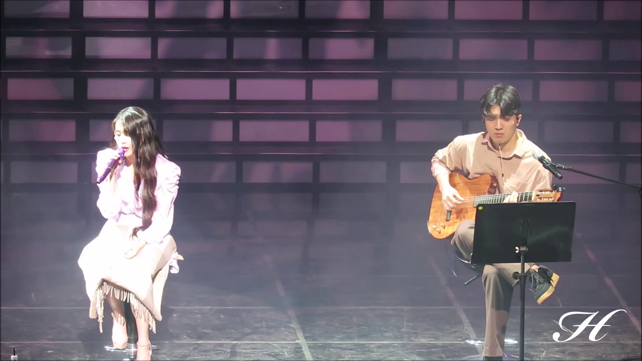 [직캠/Live] 나의 어깨에 기대어요(호텔 델루나 OST)(원곡:10cm)_아이유(IU) with 적재(Jukjae)