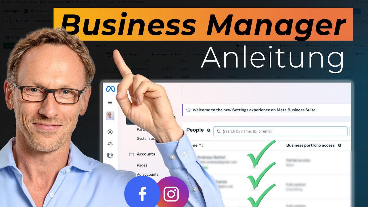 Meta Business Manager einrichten – Schritt für Schritt erklärt (2025) – Für Facebook und Instagram
