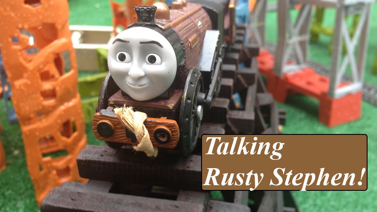 Unboxing Thomas and Friends New Talking Trackmaster Rusty Stephen Disney-Like Fairy-Tale Story!