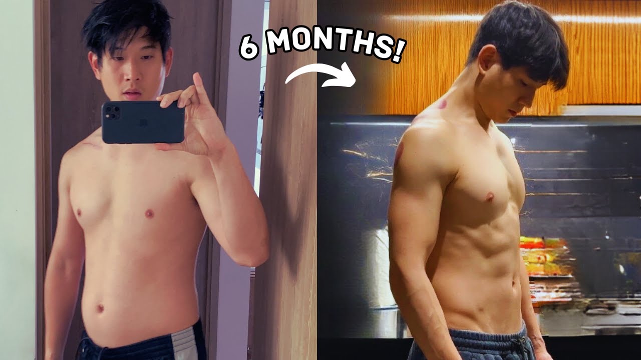 Мое ЕСТЕСТВЕННОЕ преображение тела за 6 месяцев | Skinny Fat to Fit | Фитнес-советы и мотивация!