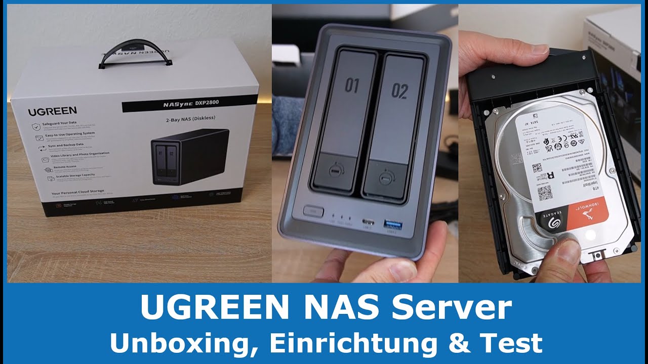 UGREEN NASync DXP2800 im Test || Unboxing, Einrichtung & RAID 1 Setup | Das Beste 2-Bay NAS 2025!