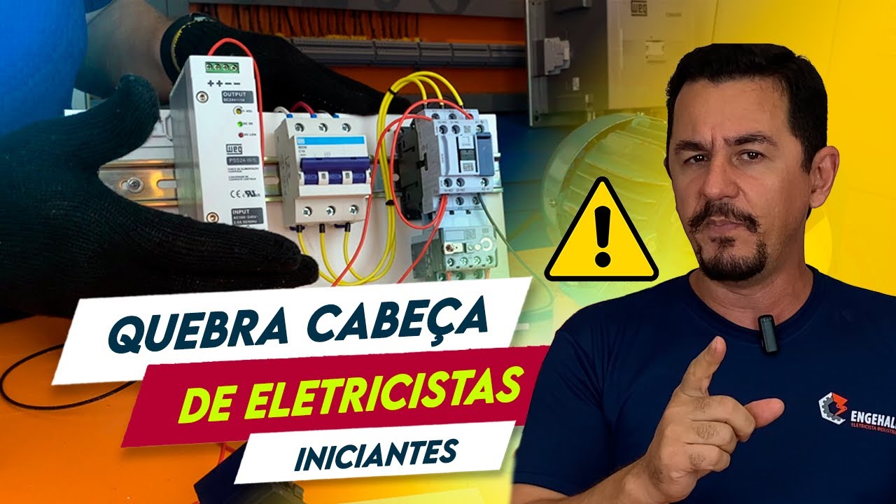 🤯Esse BO sempre QUEBRA a CABE&Ccedil;A de MUITOS eletricistas INICIANTES