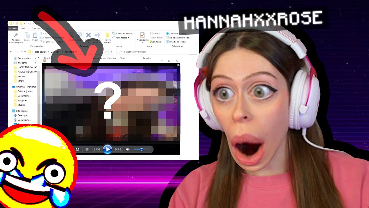 Hackeo el PC de Hannahxxrose y me encuentro esto en sus carpetas (RESUBIDO)