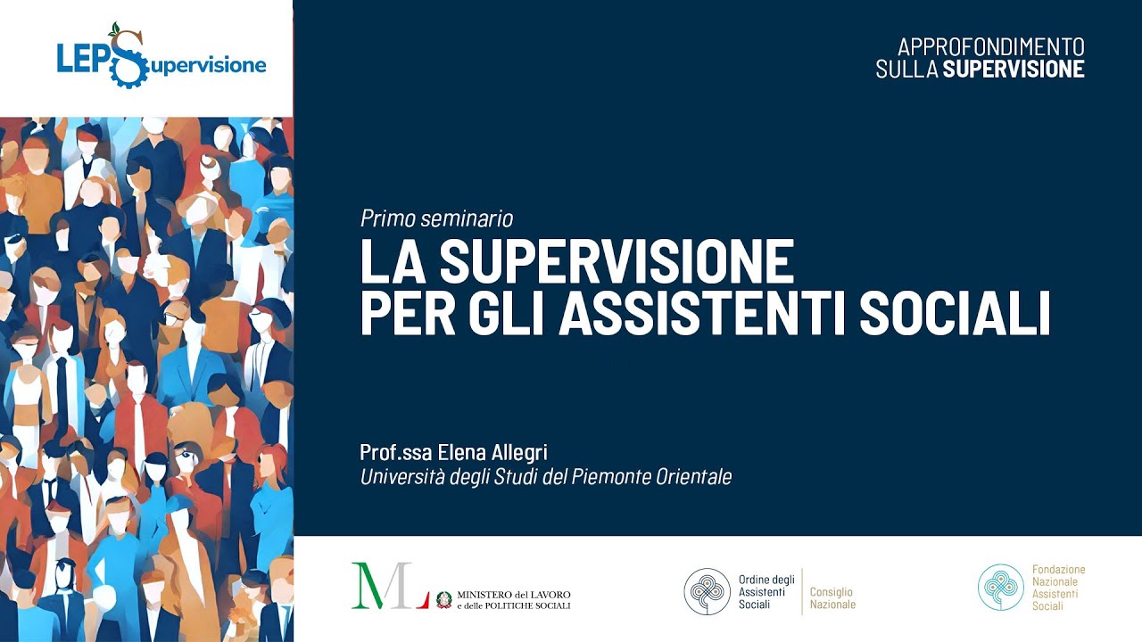 01 La supervisione per gli assistenti sociali