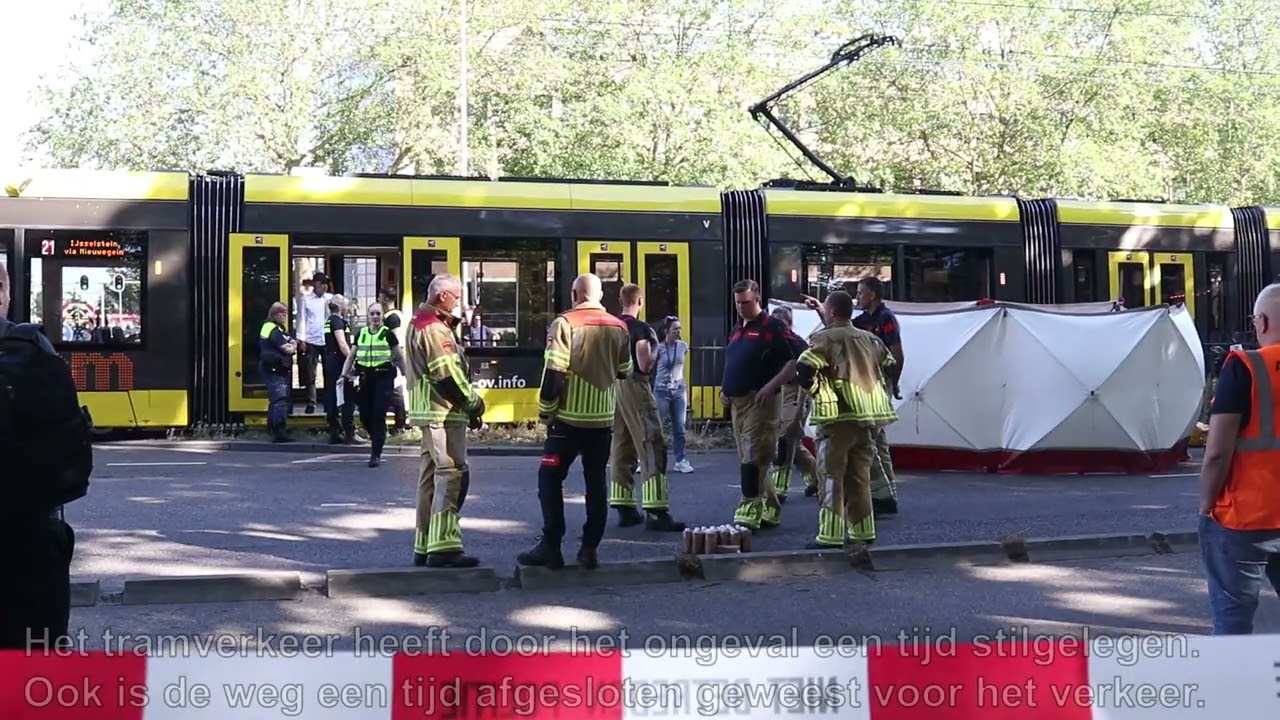 Voetganger overleden bij aanrijding met een tram in Utrecht