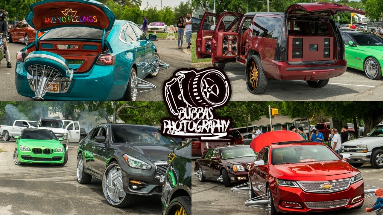 Texas Relays 2023 - 4K #texasrelays #slab #kandypaint #bigrims #bass #texanwirewheels #dub