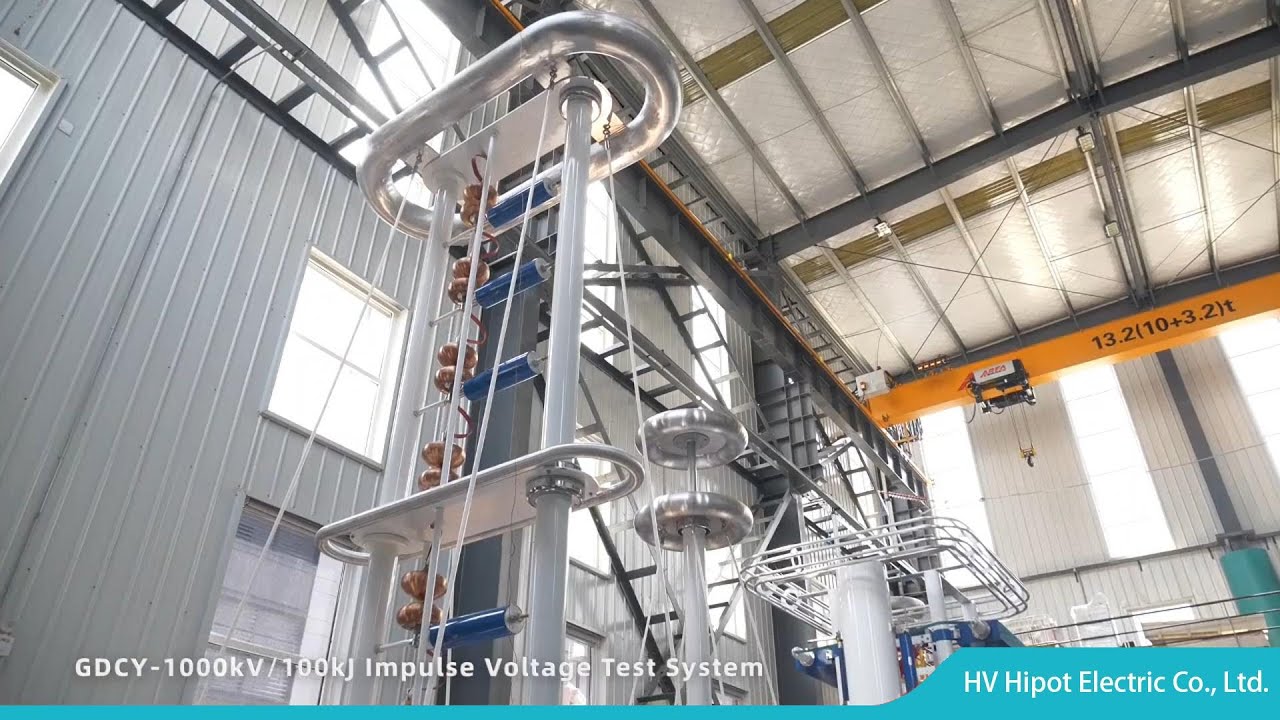 GDCY 1000kV100kJ Impulse Voltage Test System