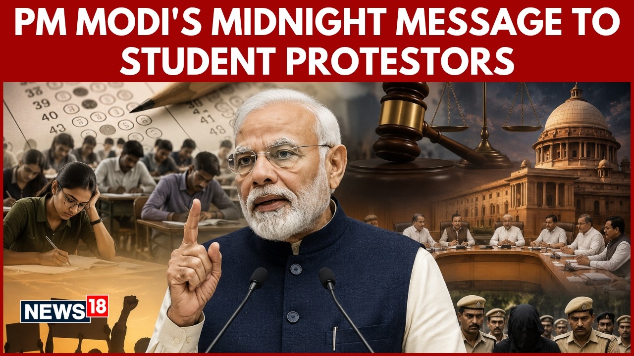 PM Modi's Big Message at Midnight | Announces Paper Leak Bill After NEET Paper Leak | N18V