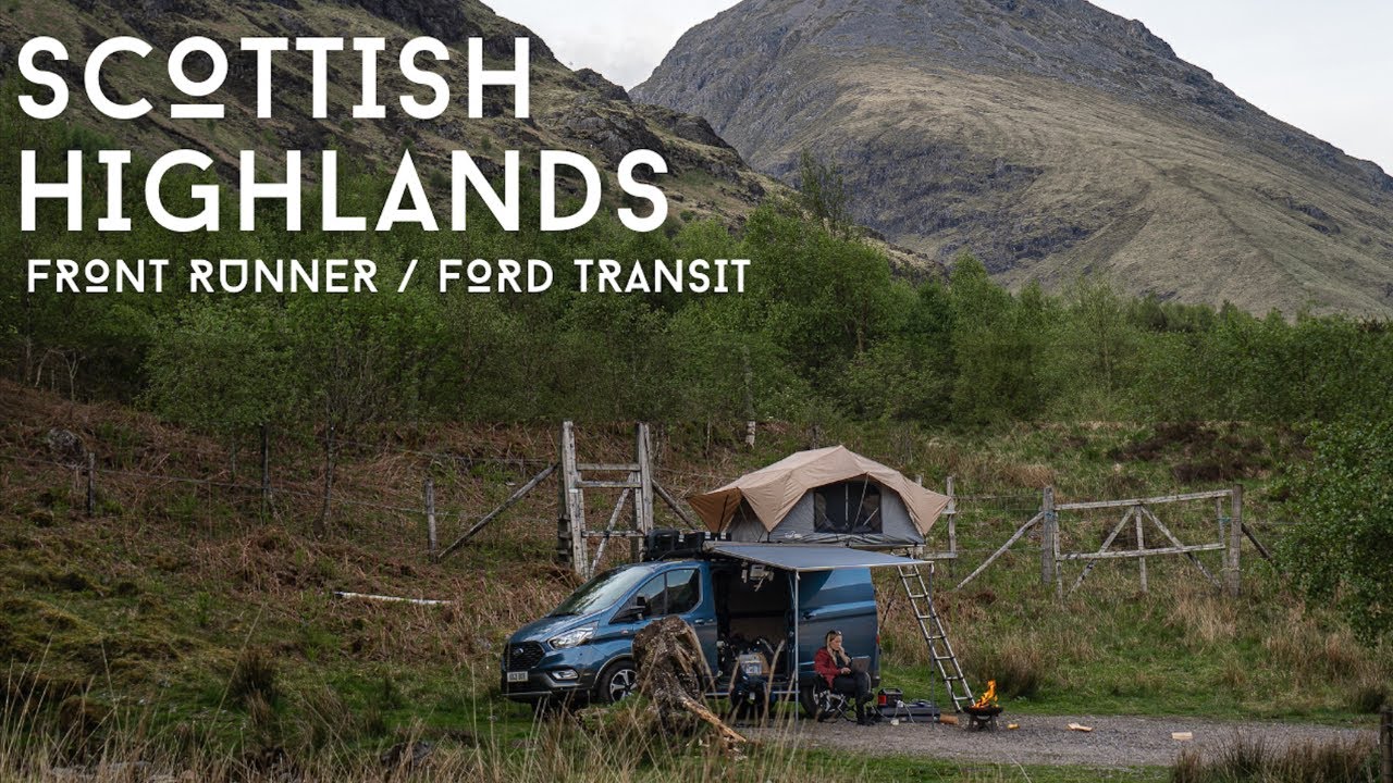 Camping in the Scottish Highlands in our Front Runner Rooftop Tent