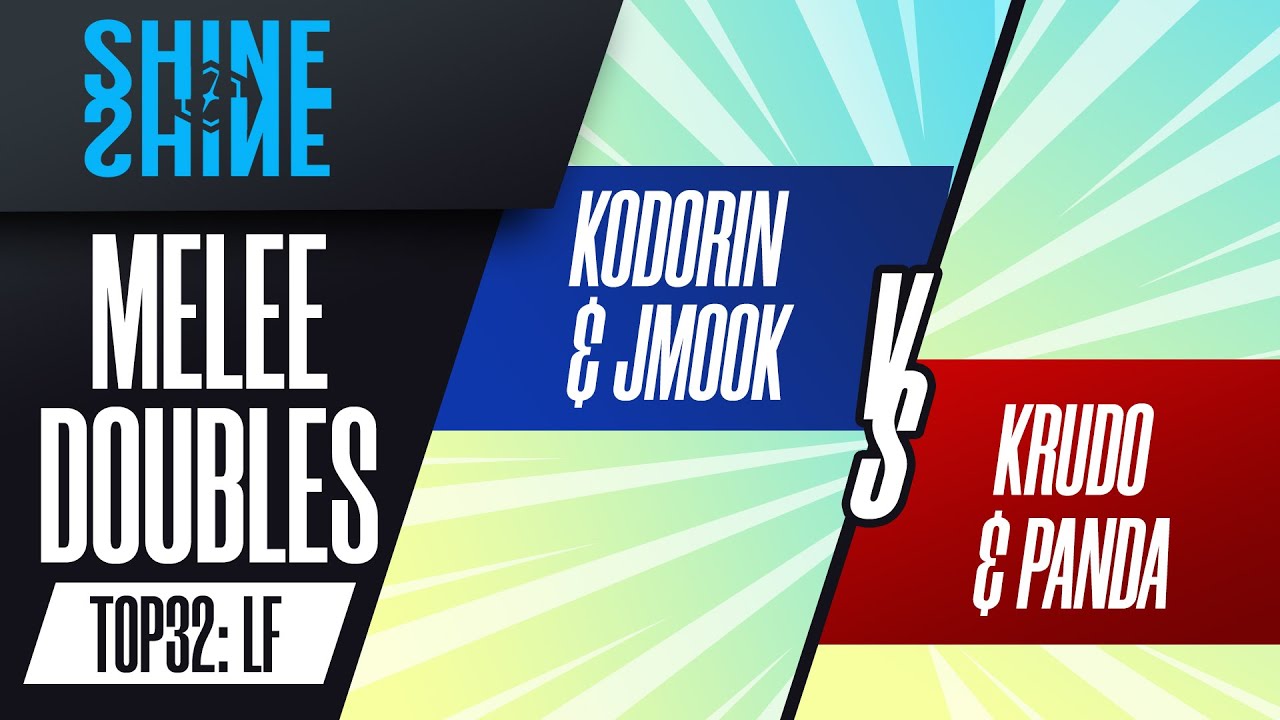 KoDoRiN/Jmook vs Krudo/Panda - Top 32 Losers Final: Melee Doubles - Shine 2022