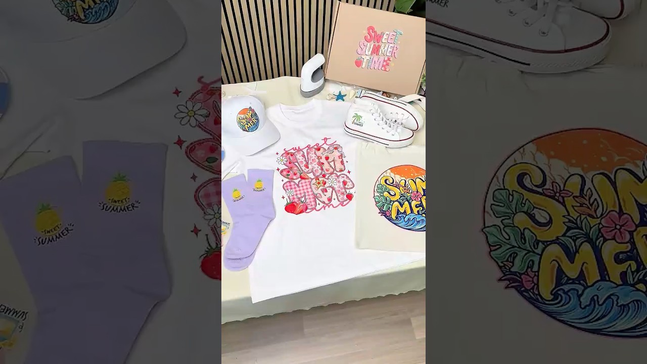 Custom Summer Fits: T-Shirts, Hats, Bags & More | xTool Apparel Printer