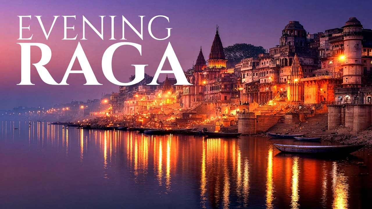 Evening Raga — Sarangi & Temple Bells at Dusk | Indian Ambient Music for Relaxation & Calm