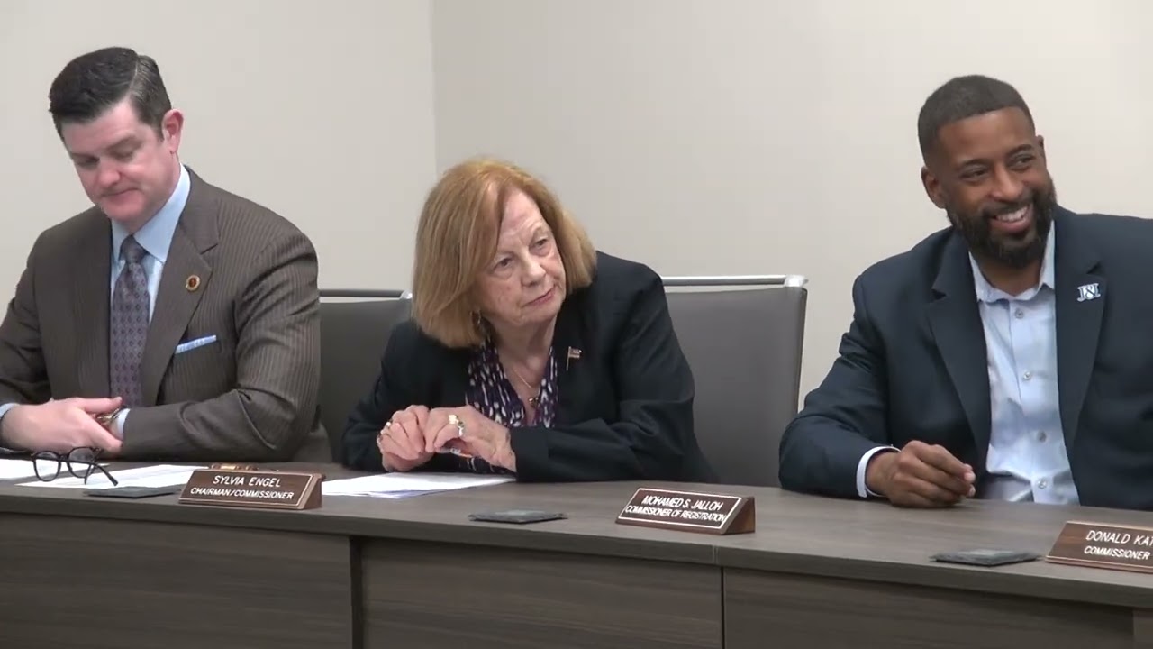 Middlesex County Board of Elections Reorganization Meeting - 3/12/2026
