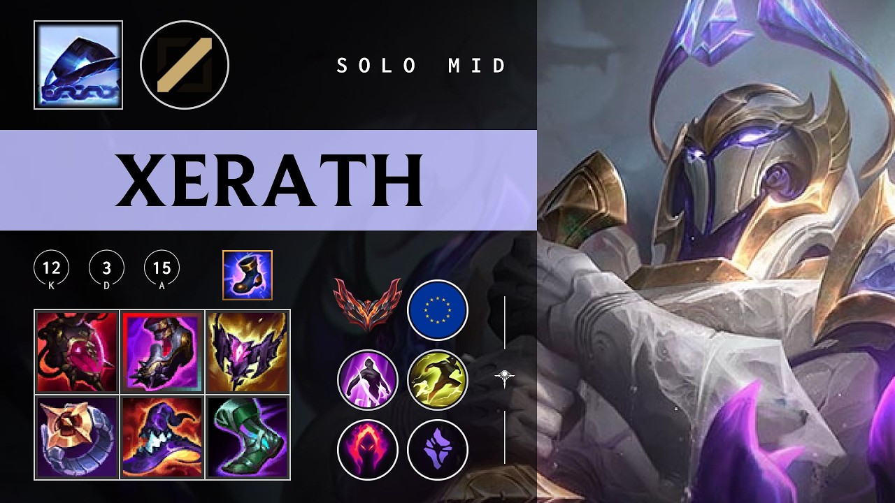 Xerath Mid vs Aurelion Sol - EUW Grandmaster Patch 26.05
