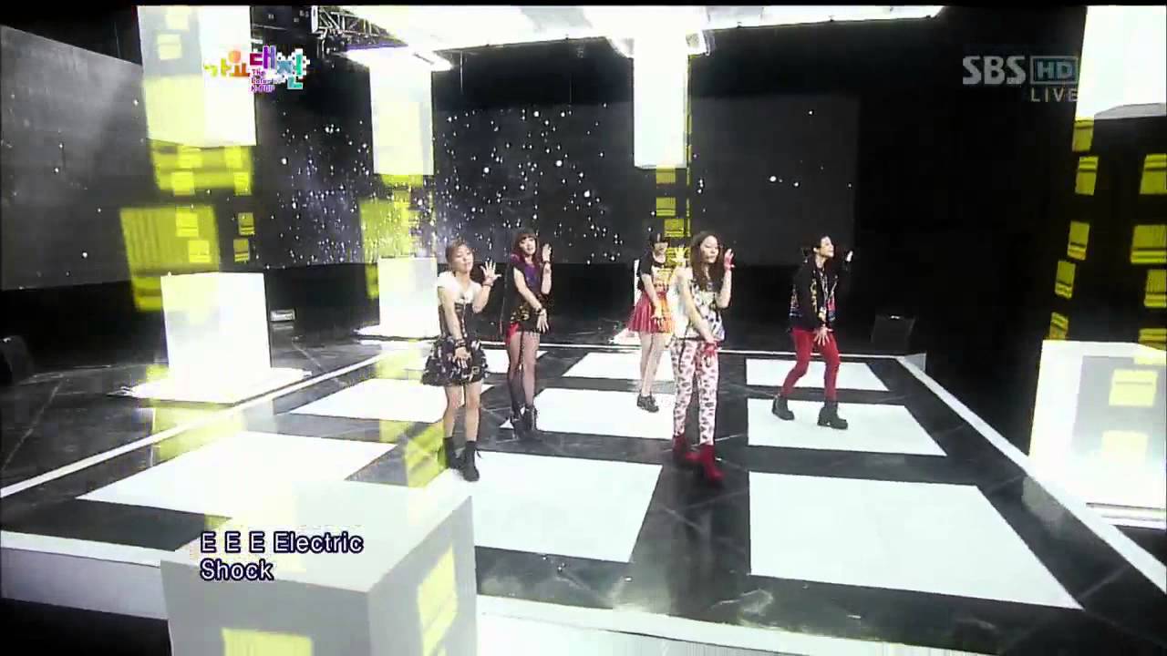 F (x) [Электрический шок] @SBS gayodaejun 대전 대전 20121229