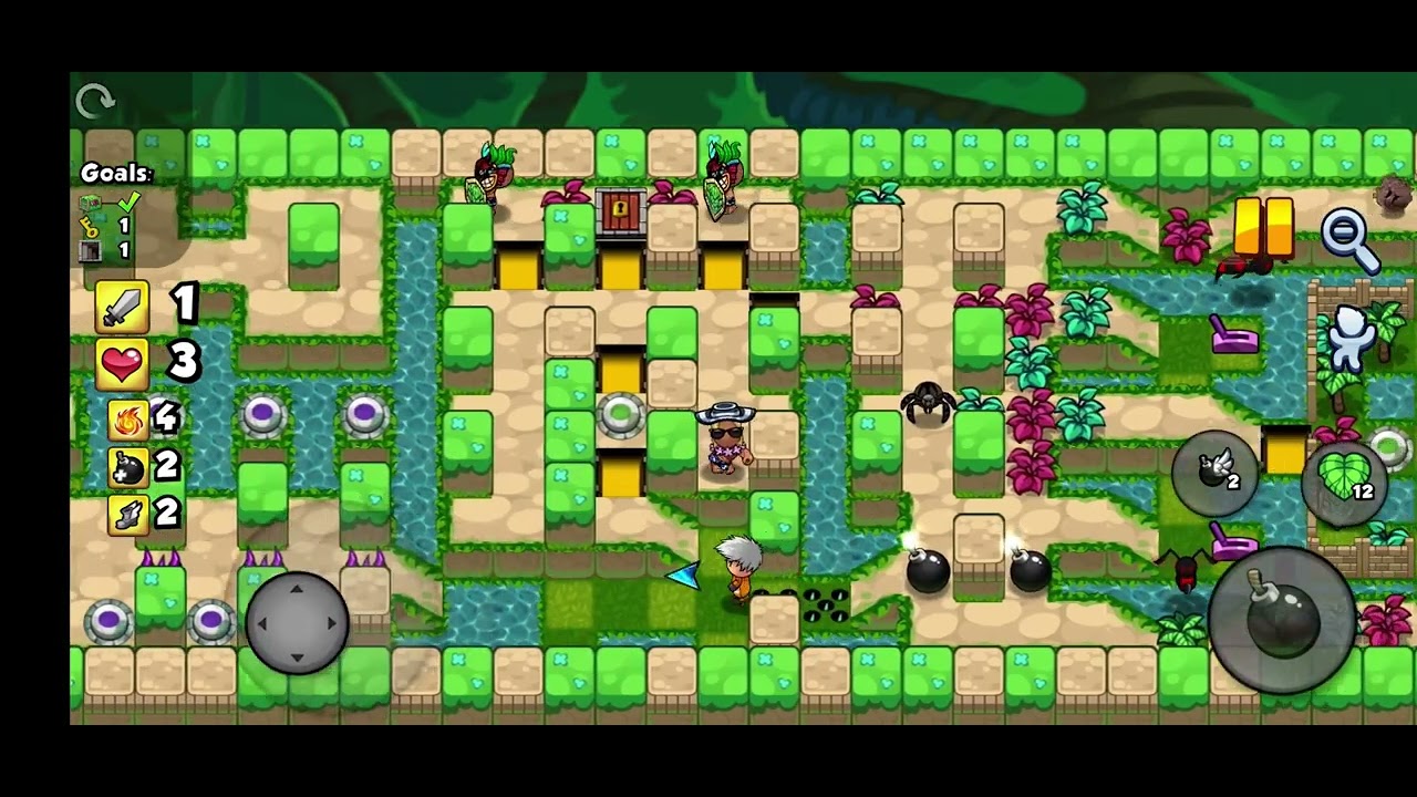Bomber Friends! Tropical Quest Level 21