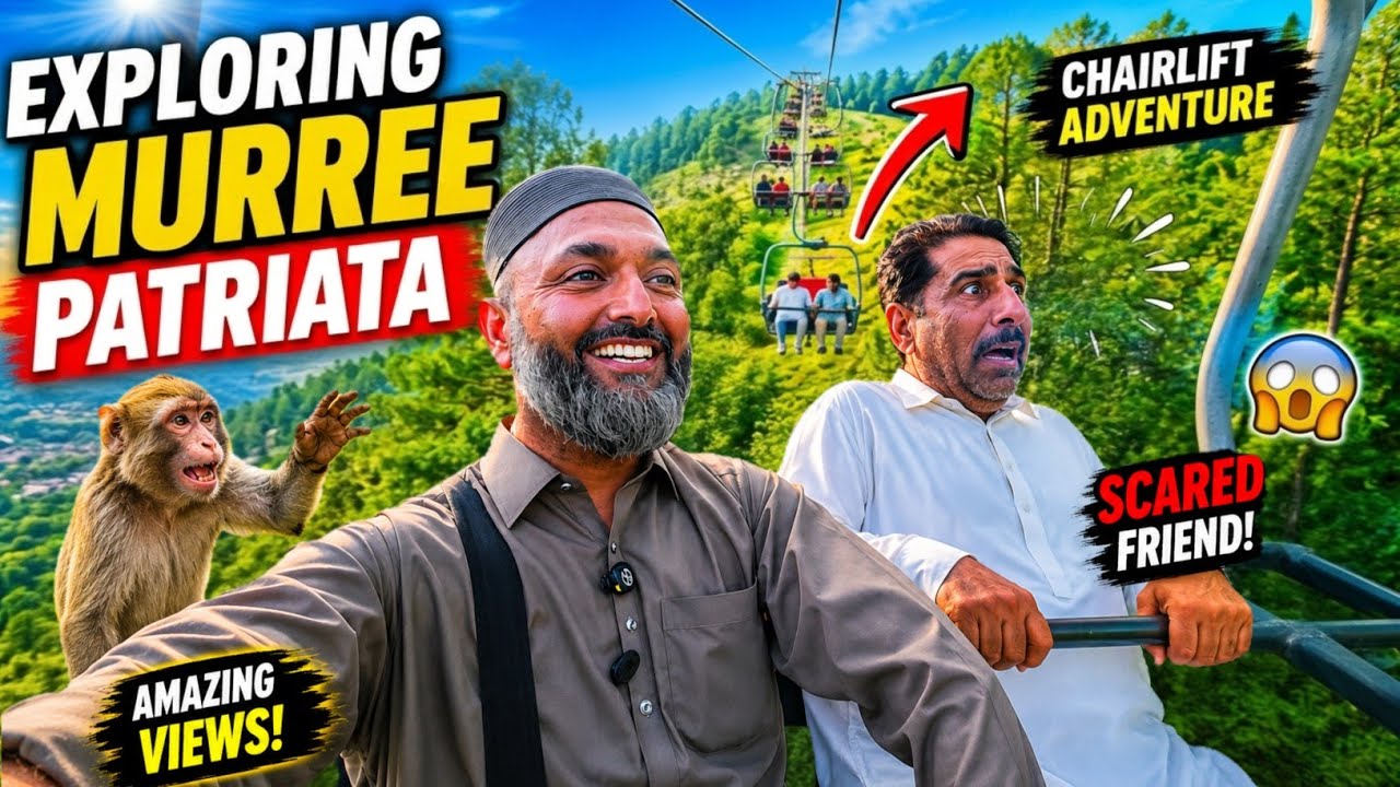 Exploring Murree Patriata | New Murree Travel Vlog | Chairlift, Cable Car & Scenic Views 🇵🇰