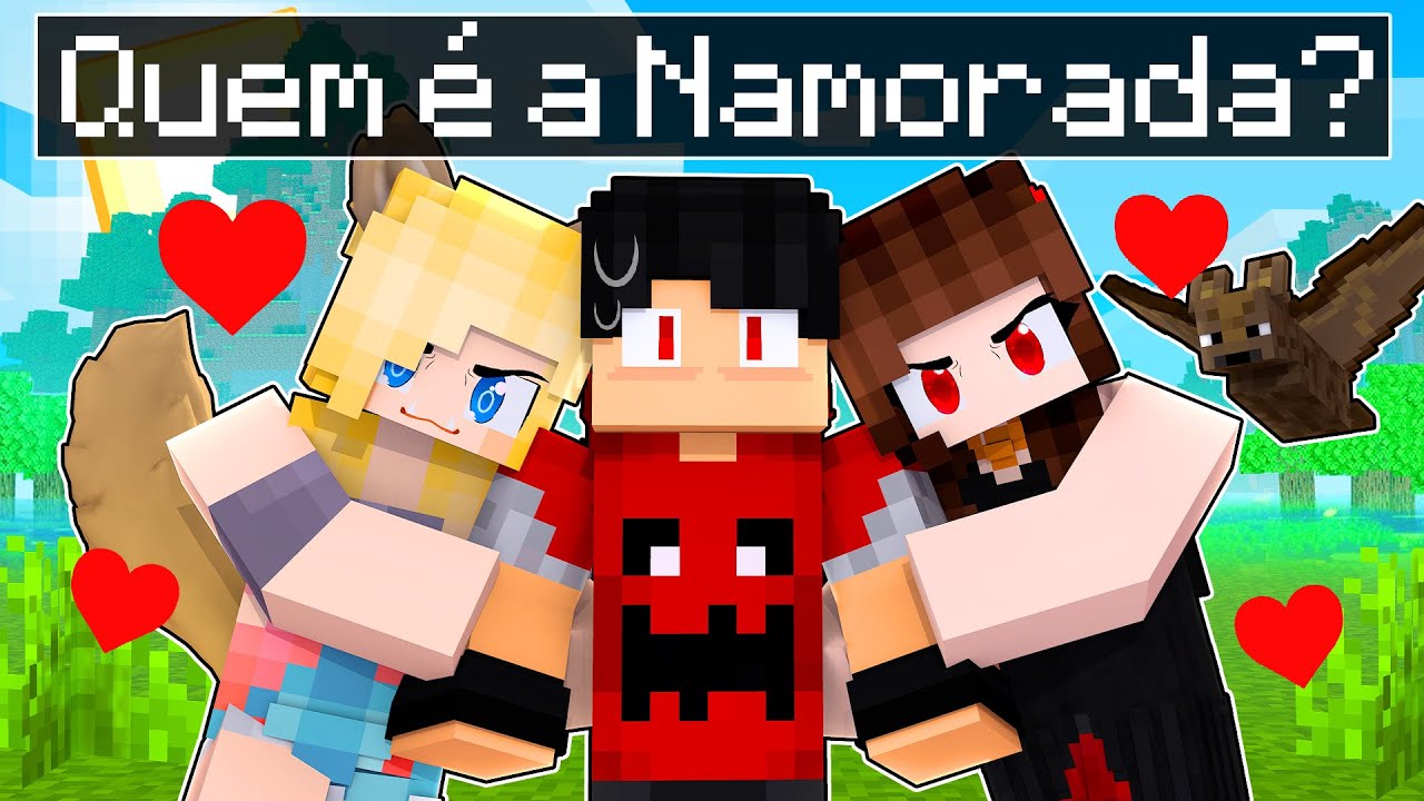 NAMORADA VAMPIRA ou NAMORADA LOBO no Minecraft?