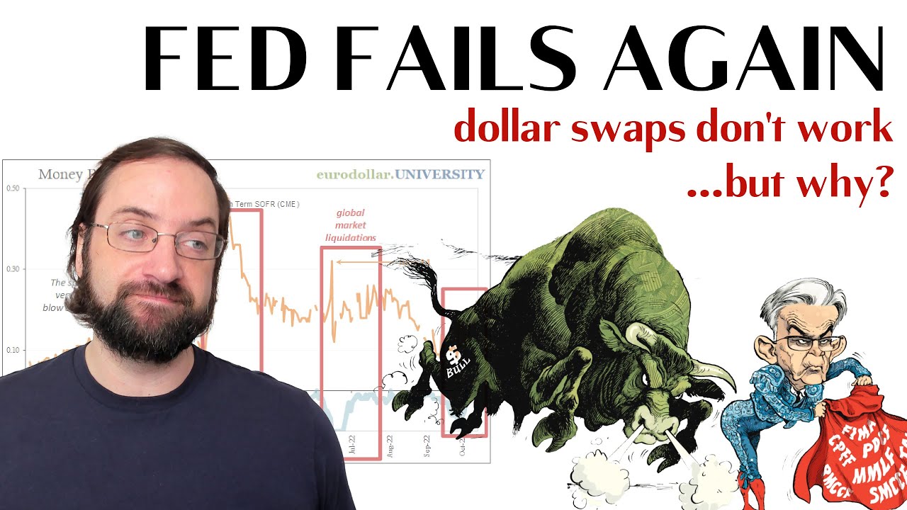 As dollar woes get worse, why don't the Fed's swap lines work? Let's answer that question.
