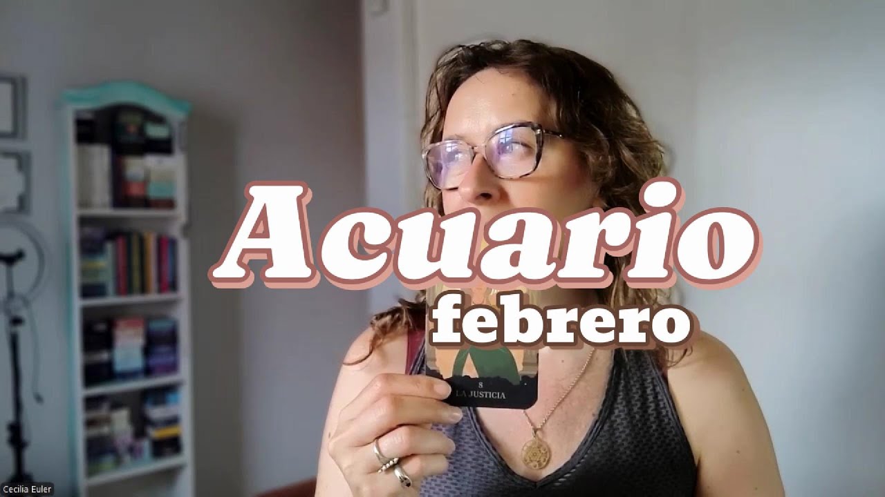 Acuario ♒Tomas las riendas de tu camino -febrero