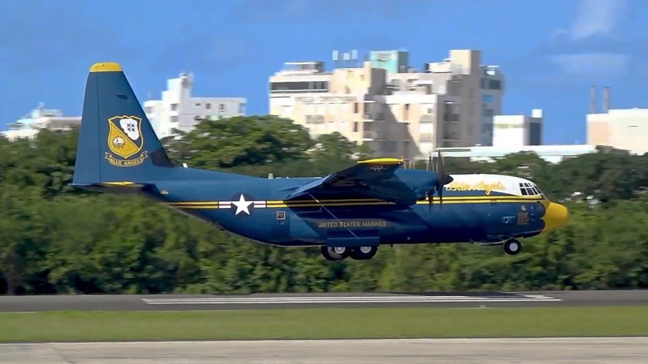 Blue Angels C-130 Fat Albert spotted at SJU