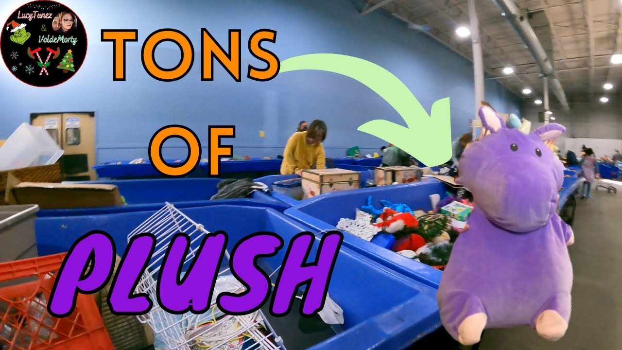 Tons of Plush at the Goodwill Bins | Huge Plush Haul | Thrifting Trip