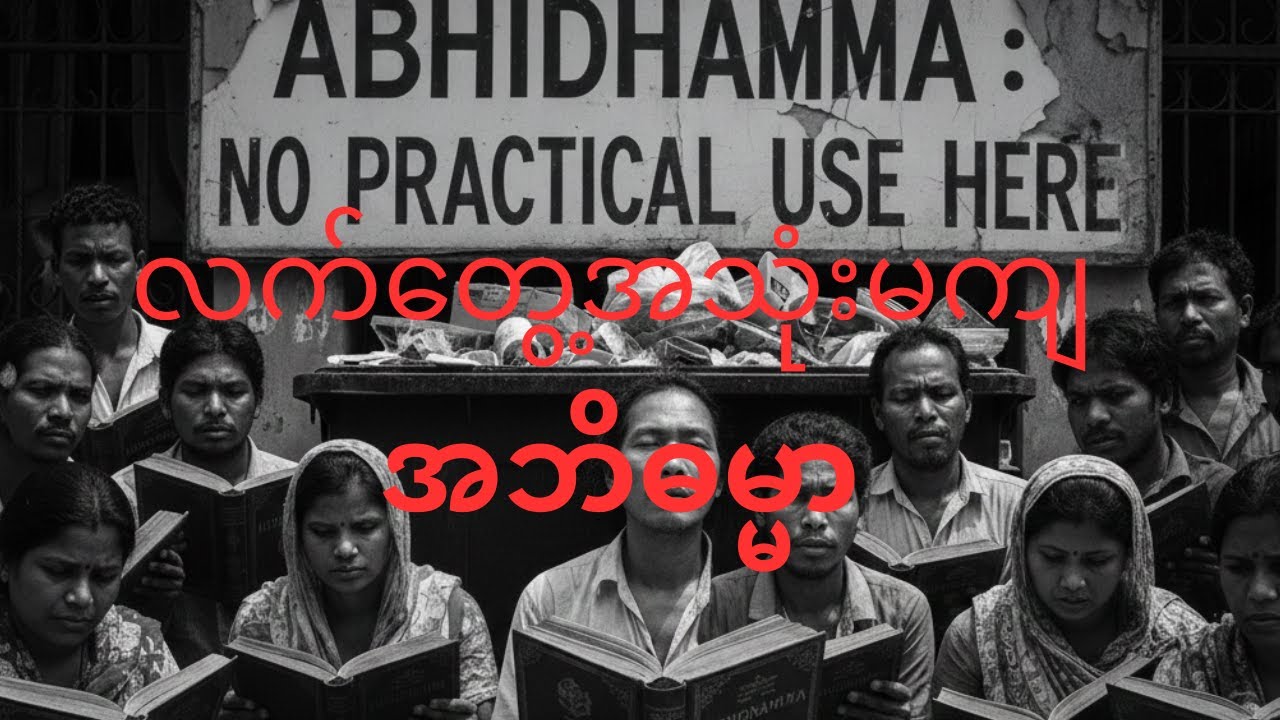 လက်တွေ့အသုံးချလို့ မရတဲ့ အဘိဓမ္မာလား? (ဝိနည်း၊ သုတ္တန်၊ အဘိဓမ္မာ ၃ ခုကို ယှဥ်ကြည့်ခြင်း)
